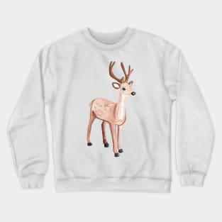 Watercolor reindeer Crewneck Sweatshirt